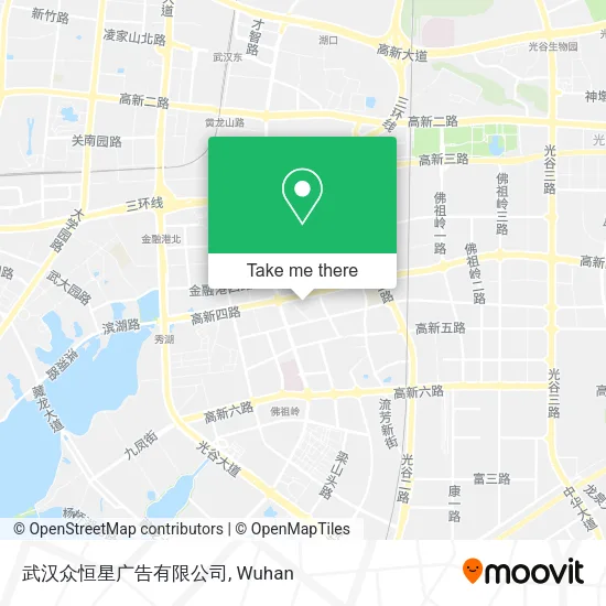 武汉众恒星广告有限公司 map