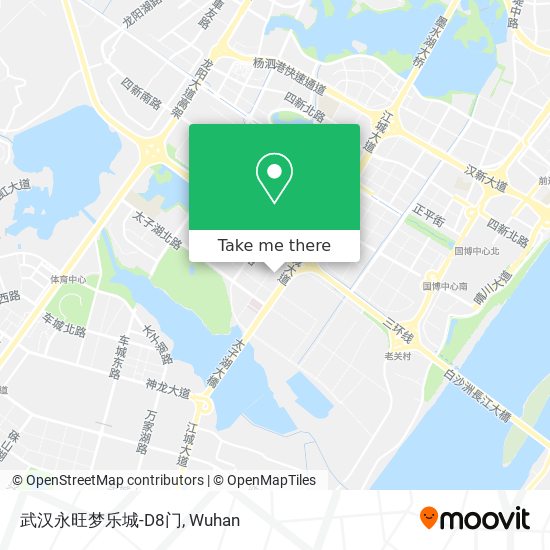 武汉永旺梦乐城-D8门 map