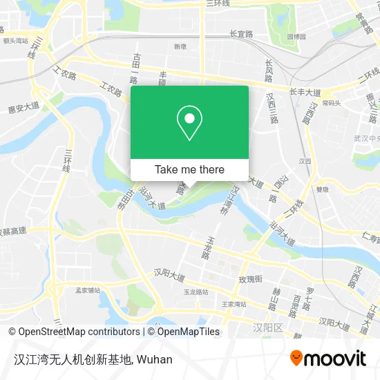 汉江湾无人机创新基地 map