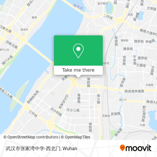 武汉市张家湾中学-西北门 map