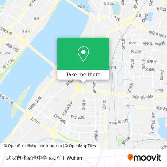 武汉市张家湾中学-西北门 map