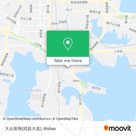 大众装饰(武昌大道) map