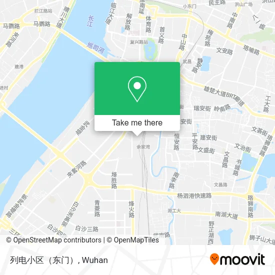 列电小区（东门） map