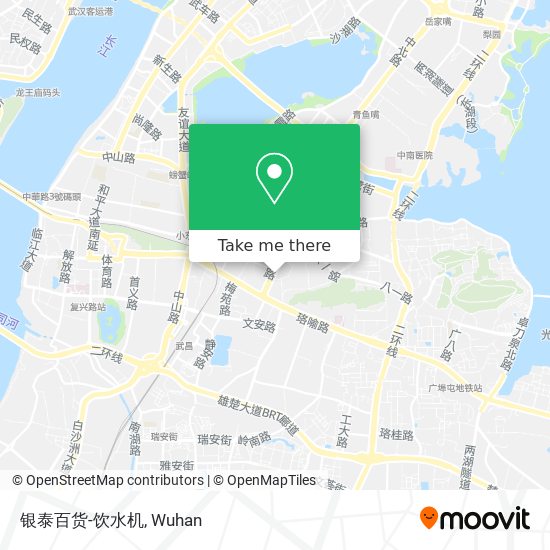 银泰百货-饮水机 map
