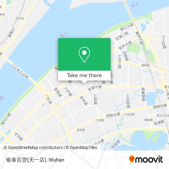 银泰百货(天一店) map