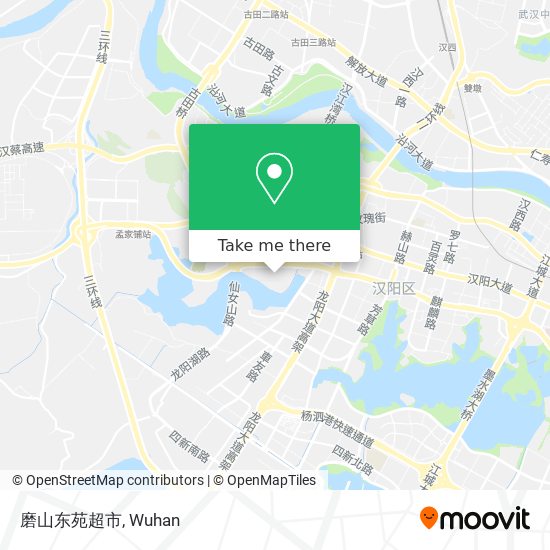 磨山东苑超市 map