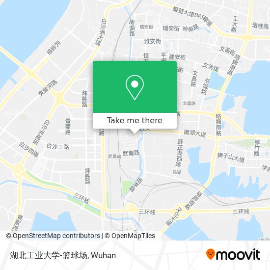 湖北工业大学-篮球场 map