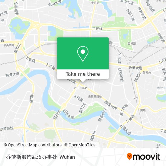乔梦斯服饰武汉办事处 map