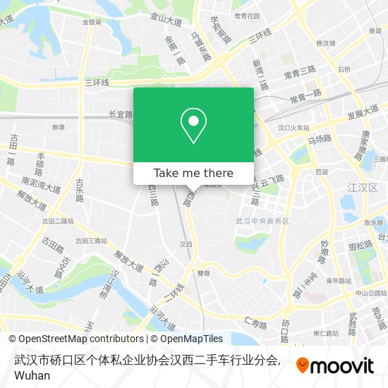 武汉市硚口区个体私企业协会汉西二手车行业分会 map