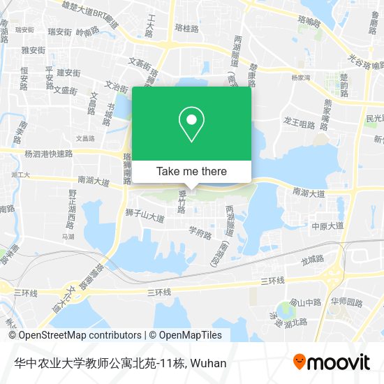 华中农业大学教师公寓北苑-11栋 map