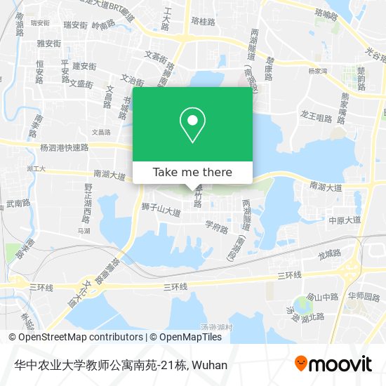 华中农业大学教师公寓南苑-21栋 map