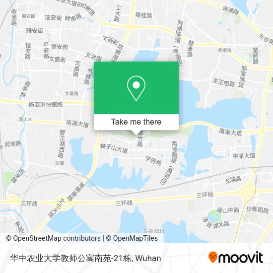 华中农业大学教师公寓南苑-21栋 map