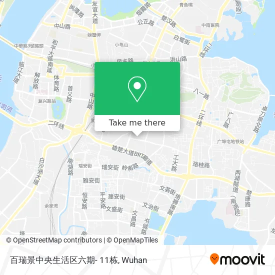 百瑞景中央生活区六期- 11栋 map
