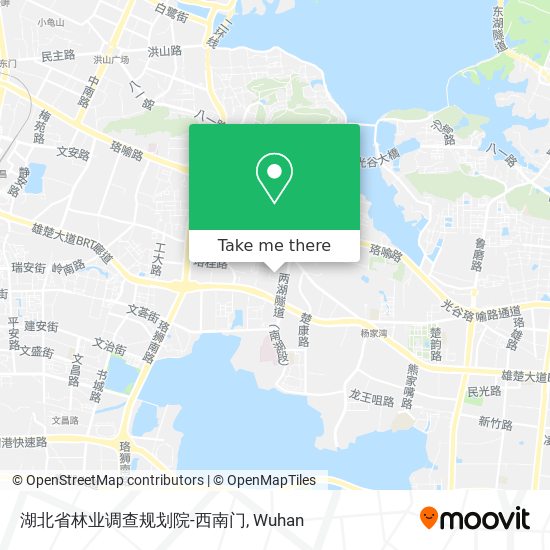 湖北省林业调查规划院-西南门 map