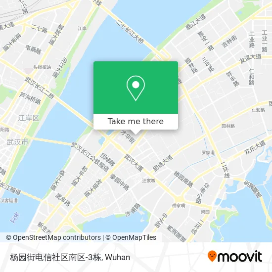 杨园街电信社区南区-3栋 map