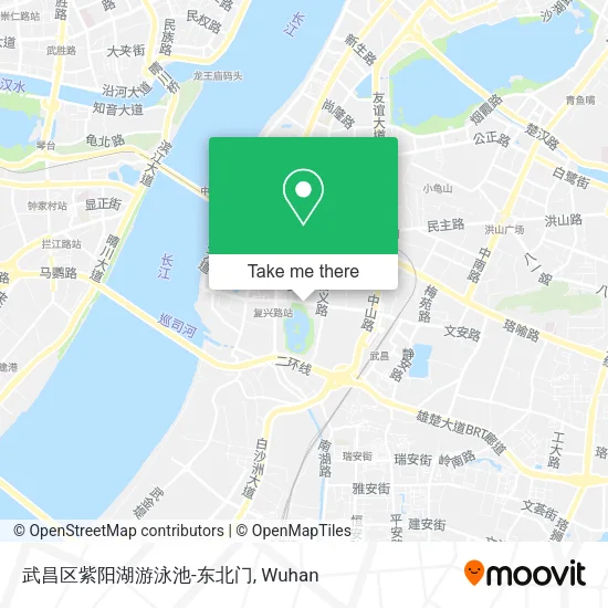 武昌区紫阳湖游泳池-东北门 map