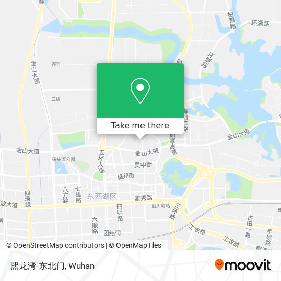熙龙湾-东北门 map