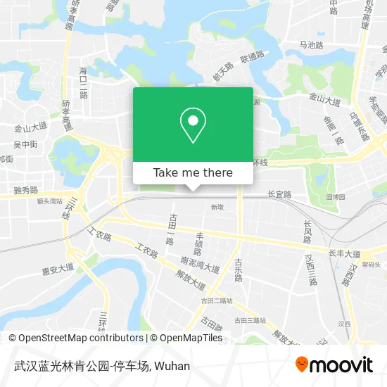 武汉蓝光林肯公园-停车场 map