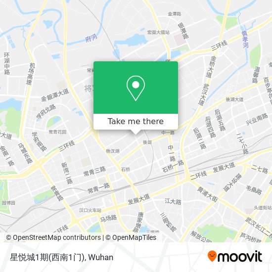 星悦城1期(西南1门) map