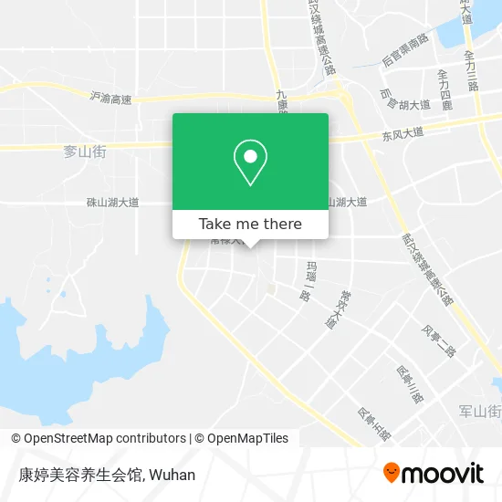 康婷美容养生会馆 map