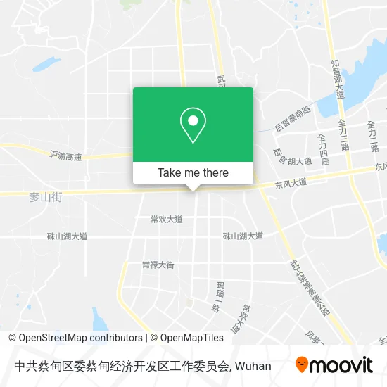 中共蔡甸区委蔡甸经济开发区工作委员会 map