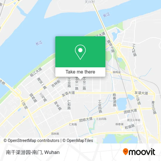 南干渠游园-南门 map