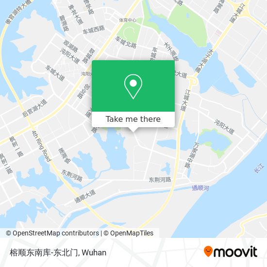 榕顺东南库-东北门 map