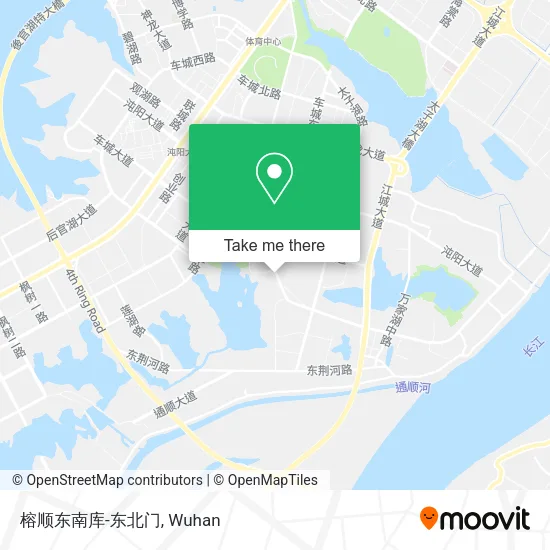榕顺东南库-东北门 map