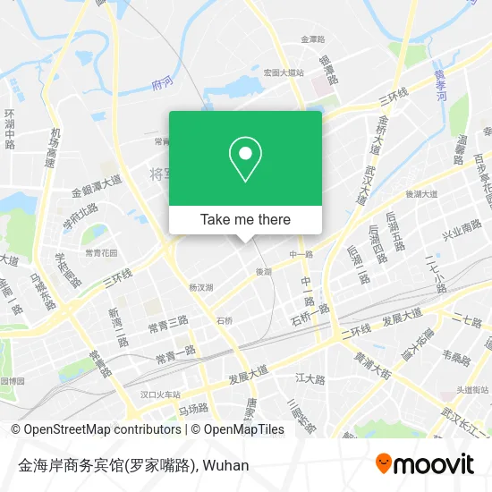 金海岸商务宾馆(罗家嘴路) map