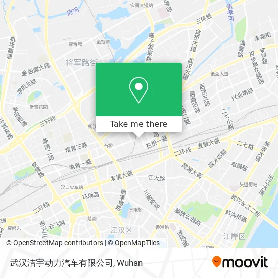 武汉洁宇动力汽车有限公司 map