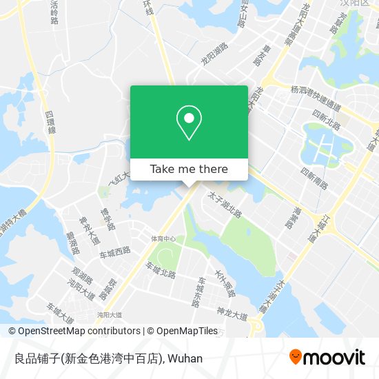 良品铺子(新金色港湾中百店) map