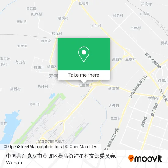 中国共产党汉市黄陂区横店街红星村支部委员会 map