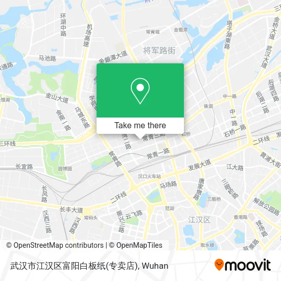 武汉市江汉区富阳白板纸(专卖店) map
