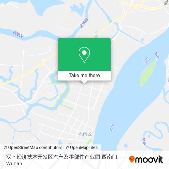 汉南经济技术开发区汽车及零部件产业园-西南门 map