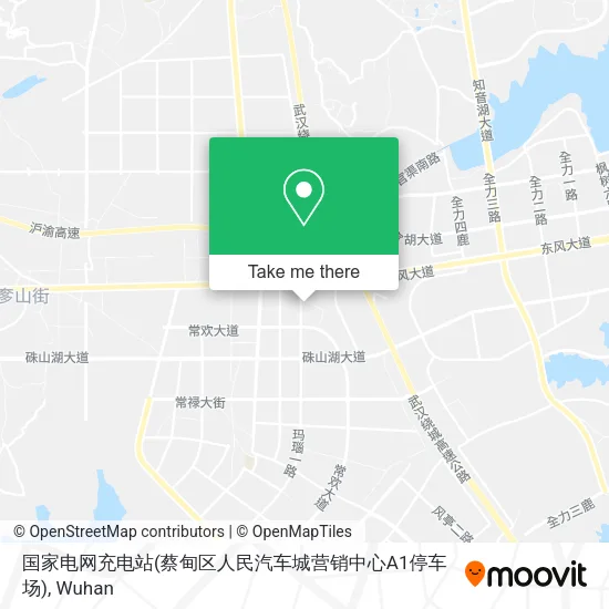 国家电网充电站(蔡甸区人民汽车城营销中心A1停车场) map