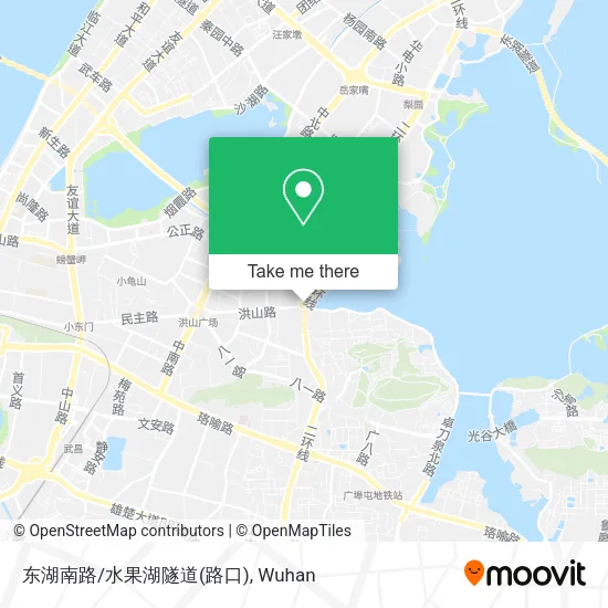 东湖南路/水果湖隧道(路口) map