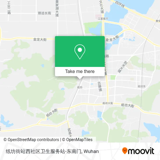 纸坊街站西社区卫生服务站-东南门 map