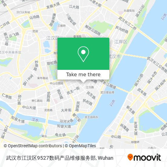 武汉市江汉区9527数码产品维修服务部 map