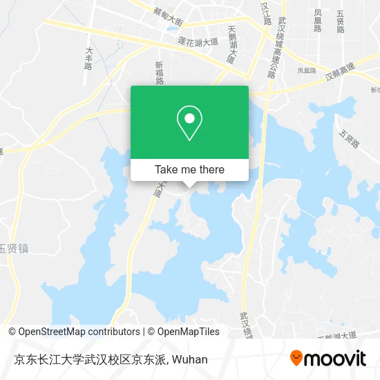 京东长江大学武汉校区京东派 map