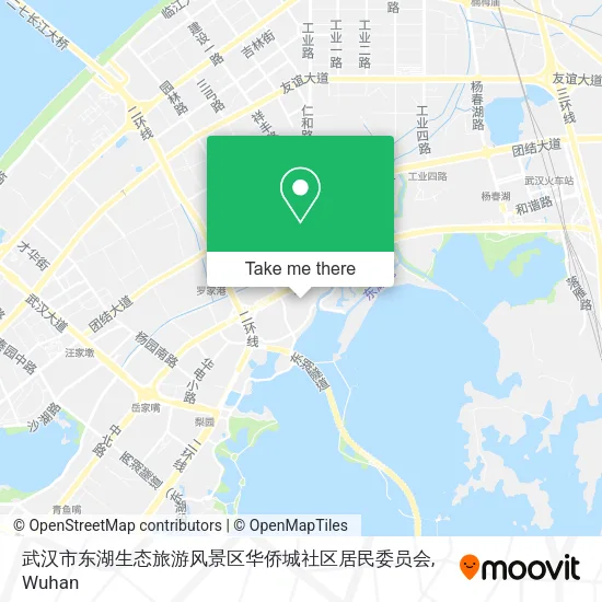 武汉市东湖生态旅游风景区华侨城社区居民委员会 map