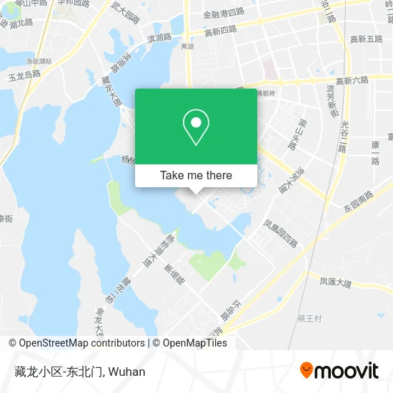 藏龙小区-东北门 map