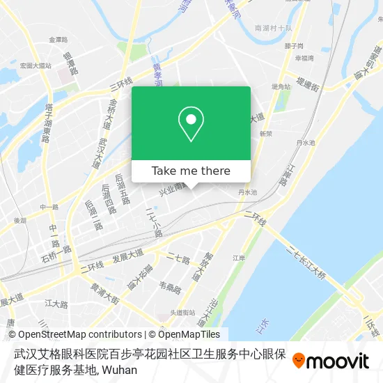 武汉艾格眼科医院百步亭花园社区卫生服务中心眼保健医疗服务基地 map