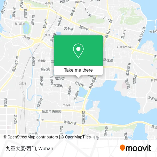 九重大厦-西门 map