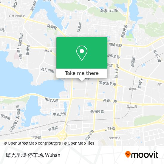 曙光星城-停车场 map