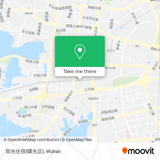 阳光住宿(曙光店) map