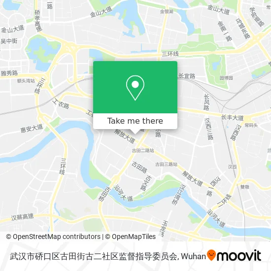 武汉市硚口区古田街古二社区监督指导委员会 map