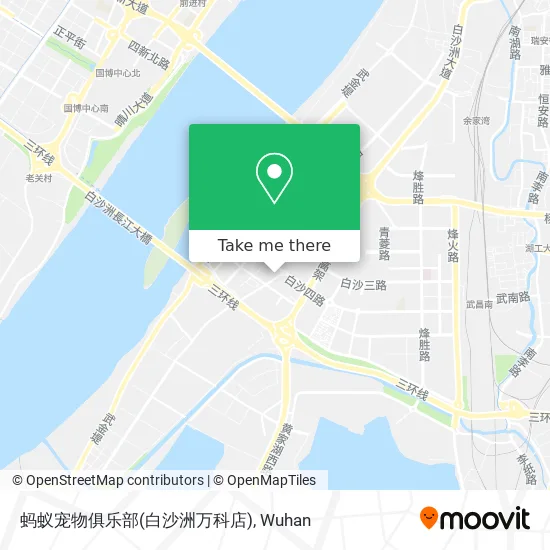 蚂蚁宠物俱乐部(白沙洲万科店) map