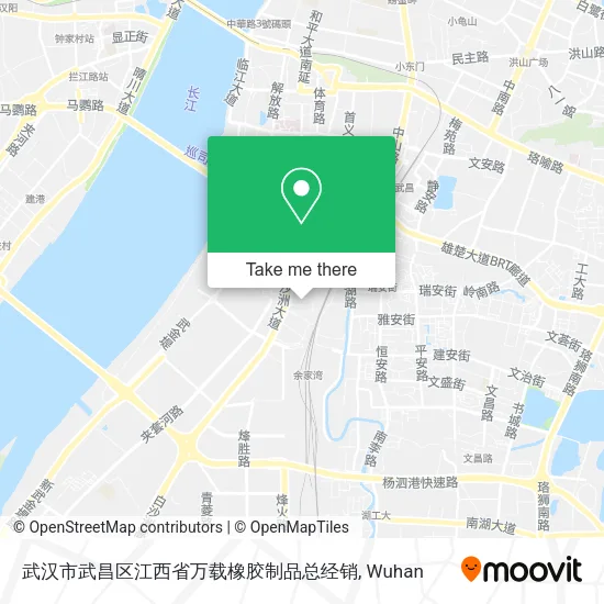 武汉市武昌区江西省万载橡胶制品总经销 map