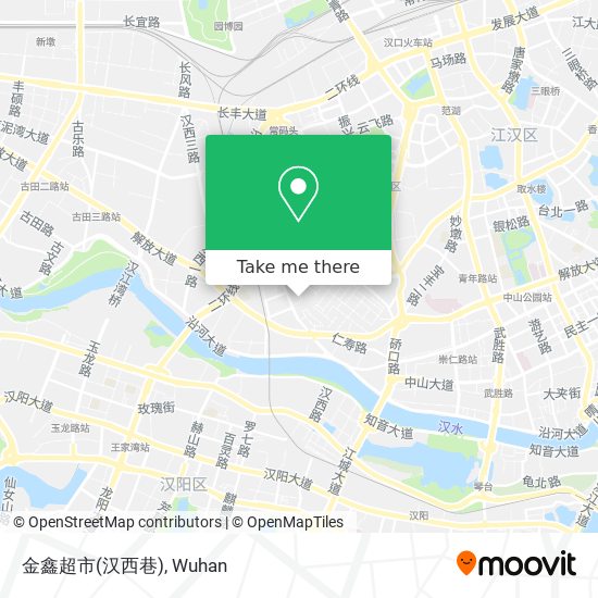 金鑫超市(汉西巷) map