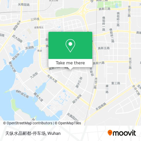 天纵水晶郦都-停车场 map